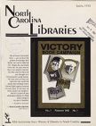 North Carolina Libraries, Vol. 50,  no. 1